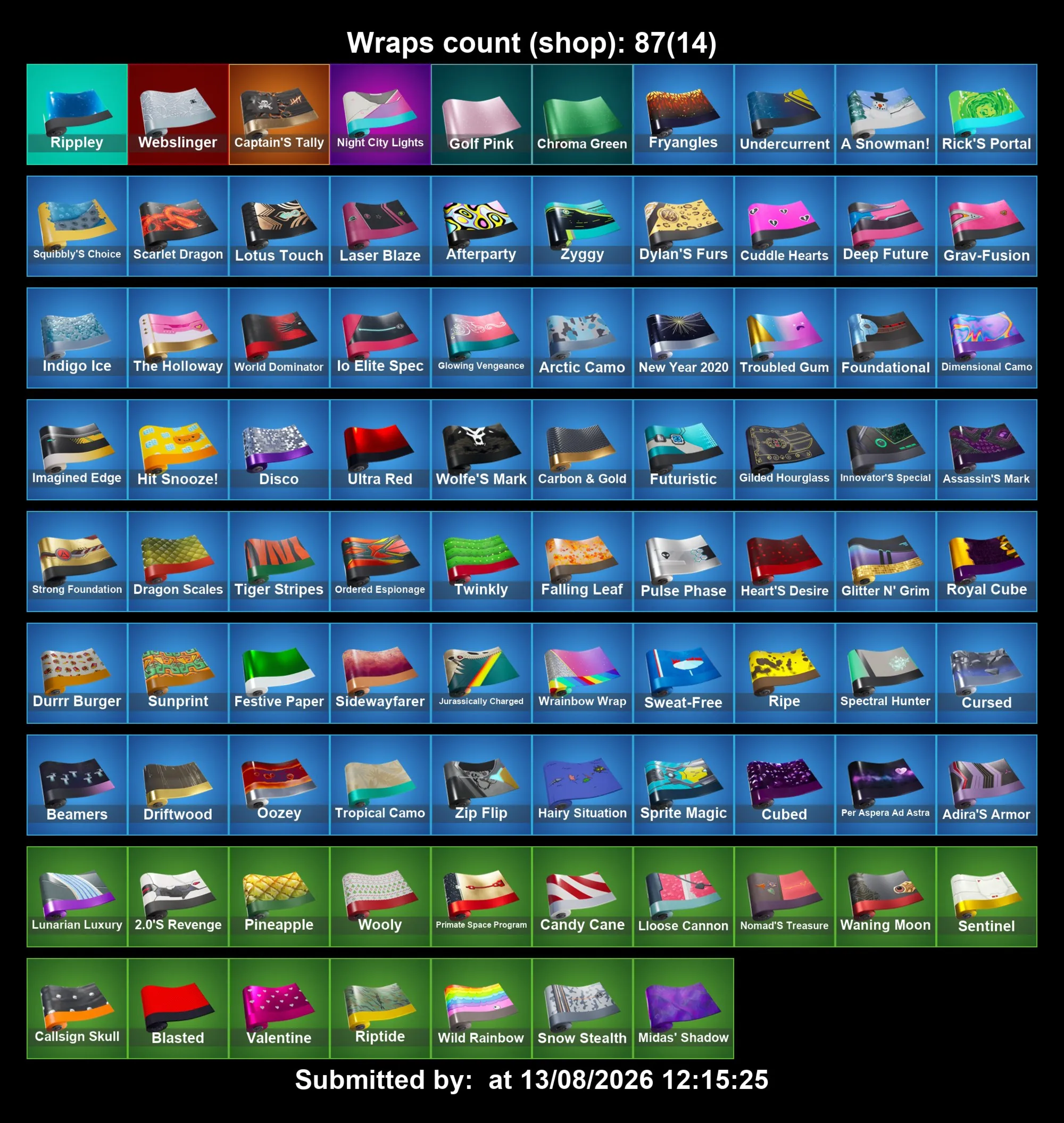 Мгновенный доступ • FN (все платформы) • 93 skins • 800 VB • Полный доступ • 2 подарк