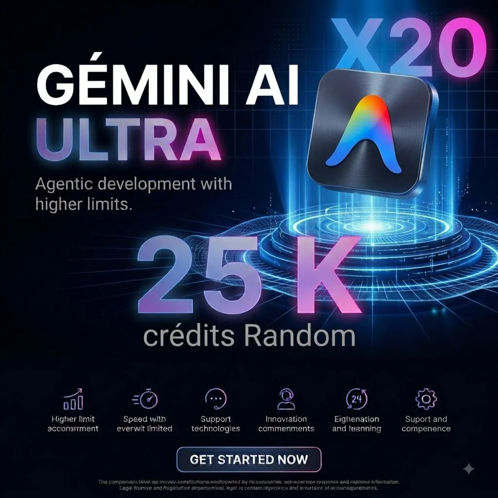 Gemini AI Ultra veo 3|1Month |25,000 Random Credits flow | antigravity