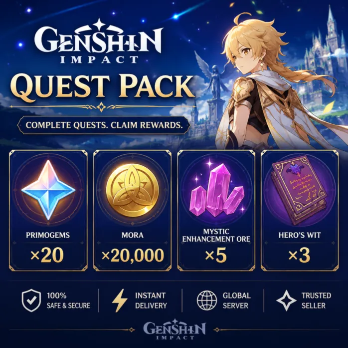 Genshin Impact Quest Pack Ключ - Глобальный - PC/PS5/XBOX/MOBILE