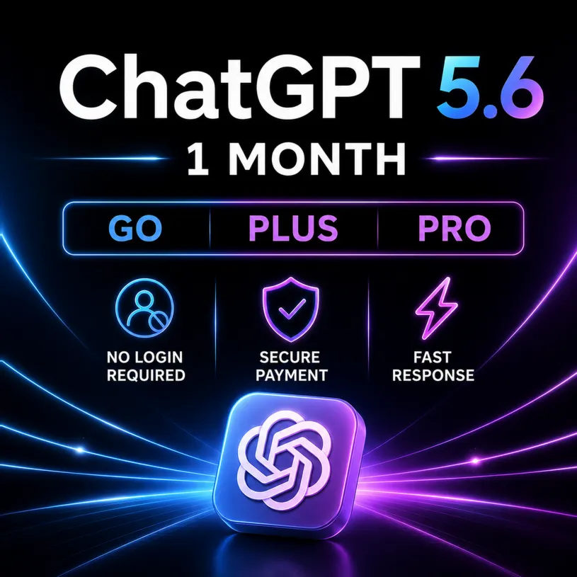 24/7 | ChatGPT 5.6 | PLUS | PRO | GO | CODEX | ЛИЧНЫЙ АККАУНТ