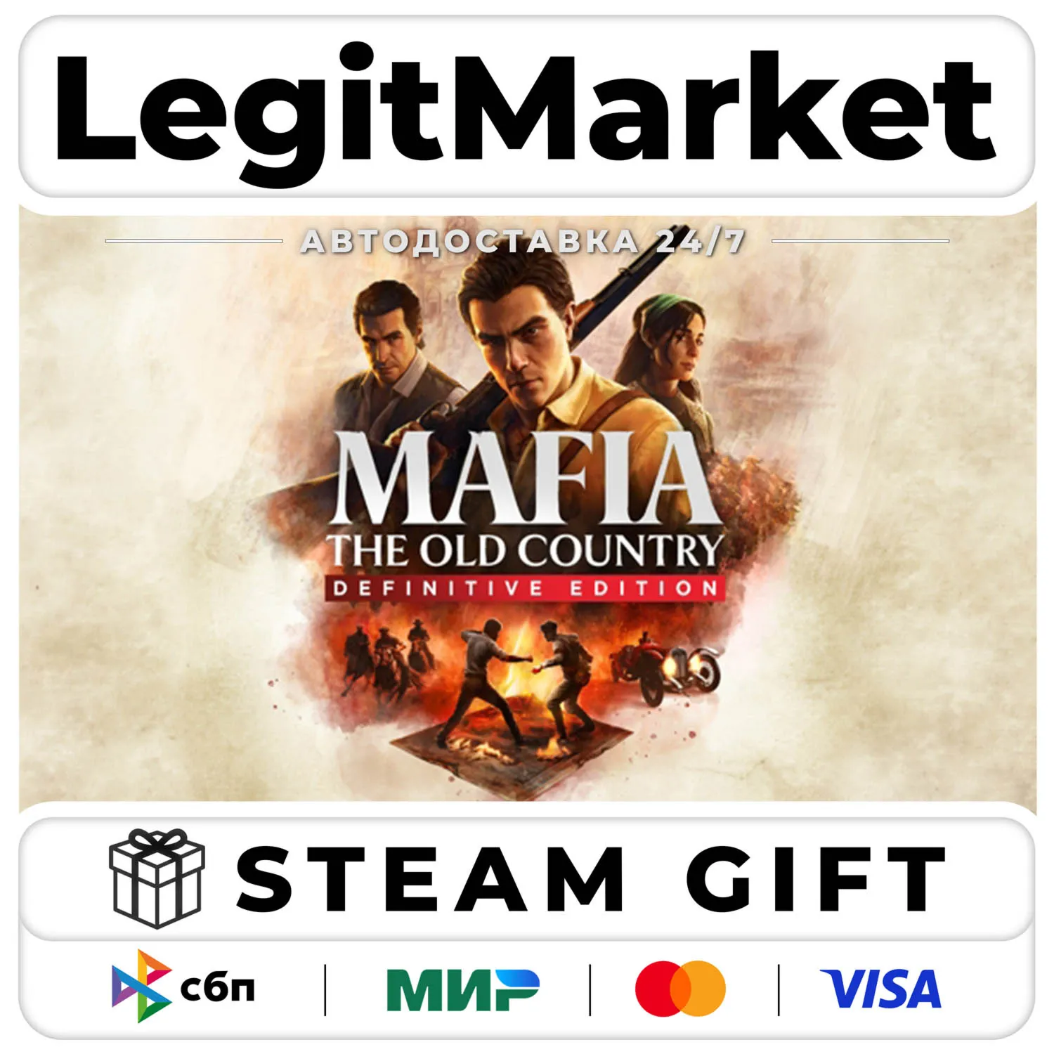 Mafia: The Old Country Definitive Edition / Steam АВТО / МИР - irongamers.ru