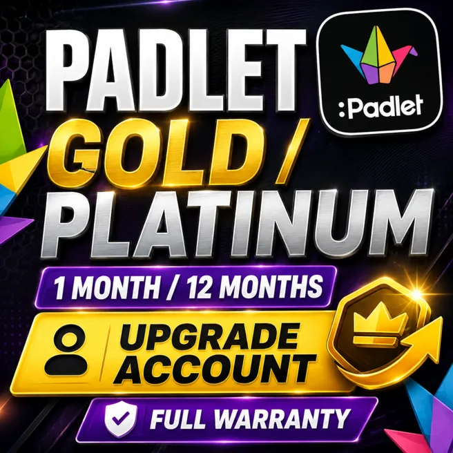 Padlet Gold / Platinum | 1 Месяц / 12 Месяцев | Активация на Ваш Аккаунт | Гарантия
