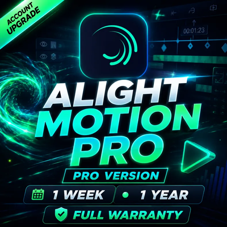 Alight Motion Pro | 1 Неделя / 1 Год | Активация на Вашем Аккаунте