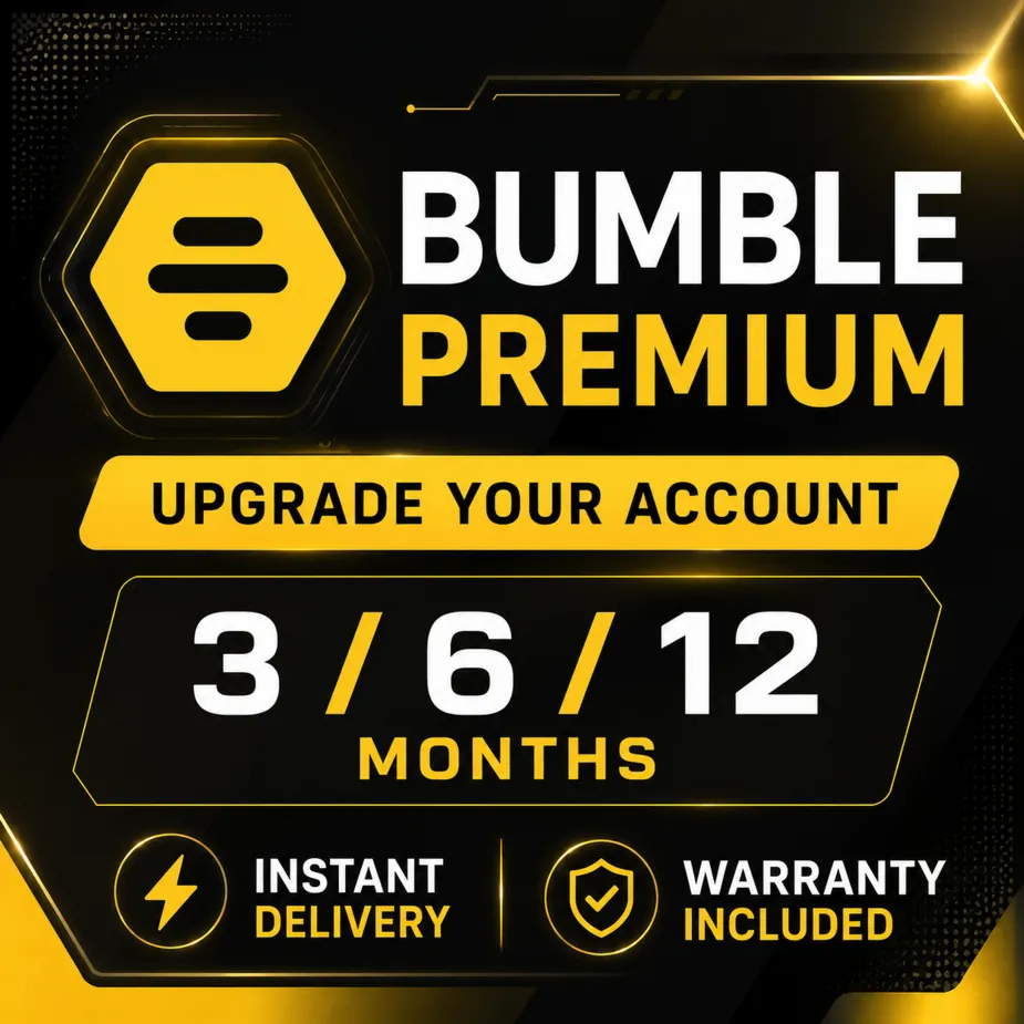 Bumble | 3 / 6 / 12 Months | Upgrade Your Account | Fast Activation | Warranty