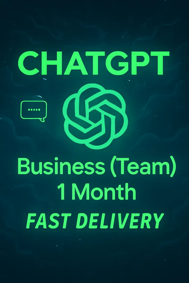 ChatGPT 1 Month Business Team | & Warranty - irongamers.ru