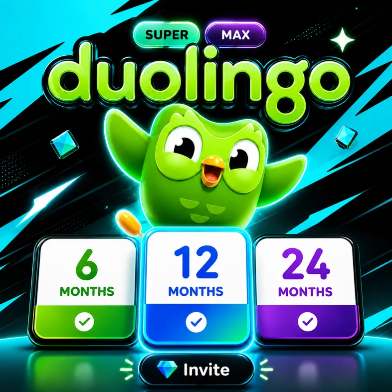 Duolingo Super & Max 6/12/24 месяцев инвайт - irongamers.ru