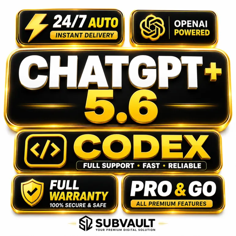 [24/7 АВТО] CHATGPT 5.6 PLUS | PRO | GO | НА ВАШ АККАУНТ | 1М | ПРОДЛЕНИЕ | CODEX - irongamers.ru