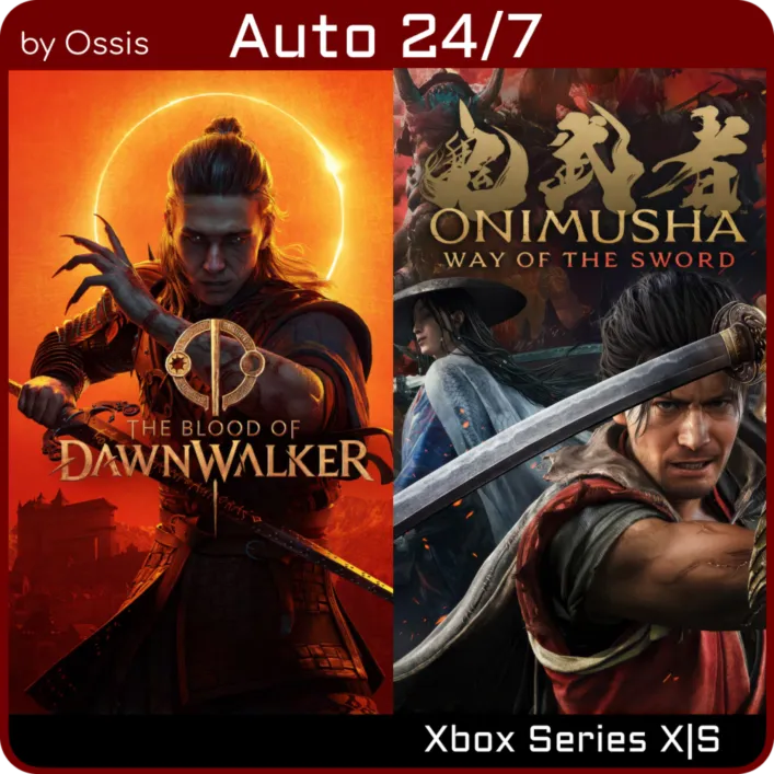 24/7 XBOX  The Blood of Dawnwalker + Onimusha Way of the Sword