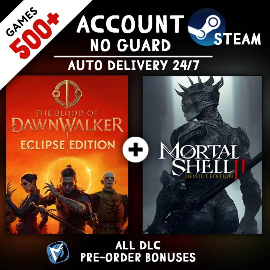 The Blood of Dawnwalker Eclipse Edition + Mortal Shell II + 500 ИГР STEAM АККАУНТ