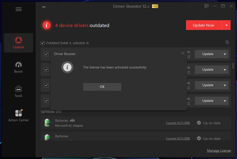 🩺 IObit Driver Booster 12 PRO🔑  Код лицензии на 1 год