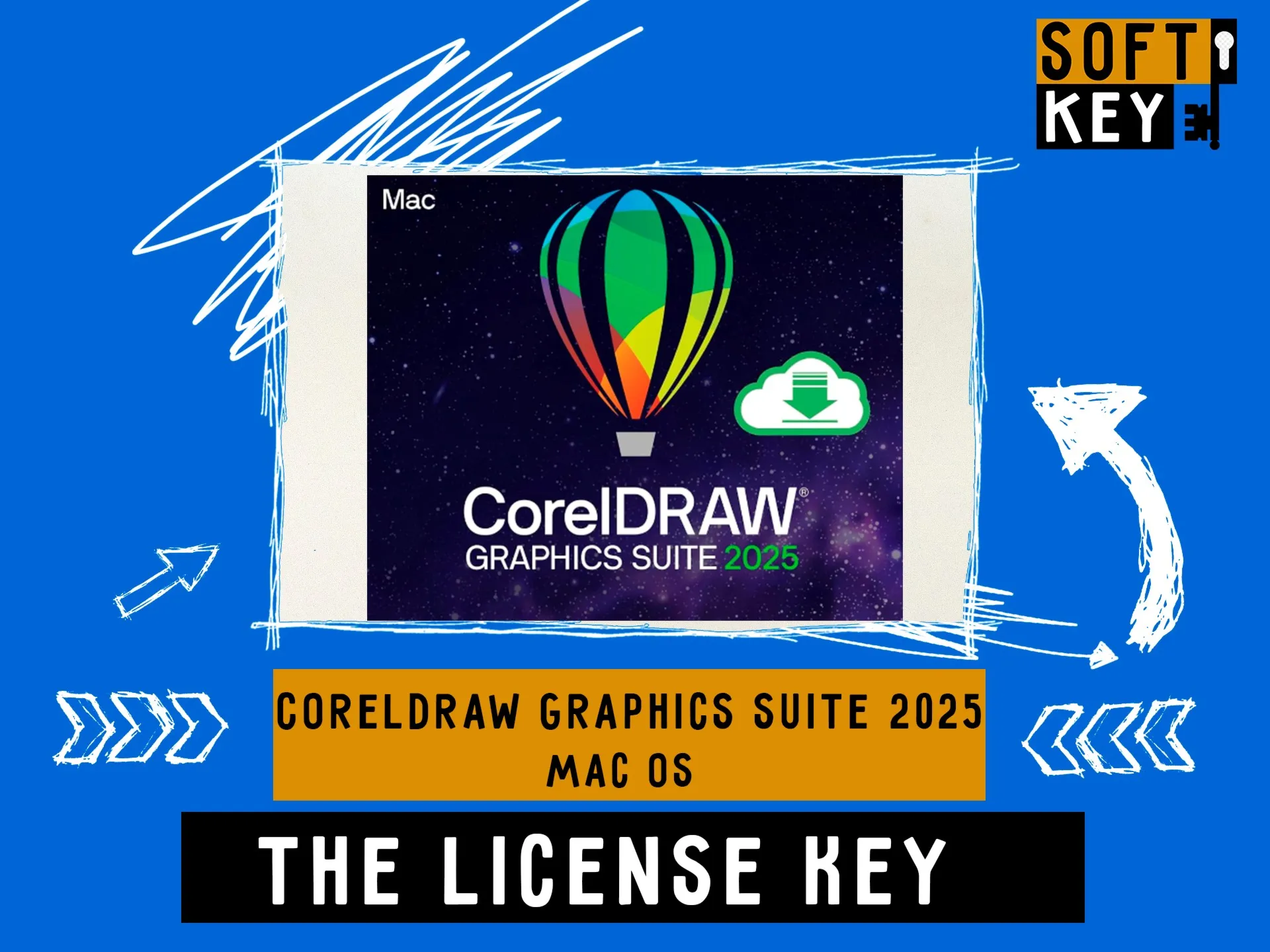 CorelDRAW 2025 Graphics Suite  - ключ навсегда Mac OS