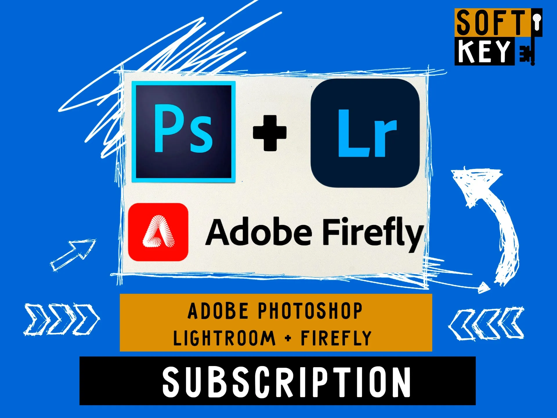 Adobe Photoshop + Lightroom + FireFly 1 / 3 месяца - irongamers.ru