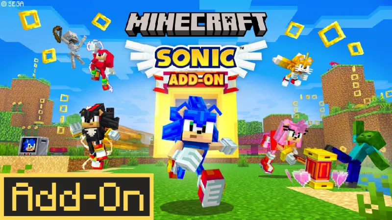 Minecraft: Соник Add-On XBOX ONE X|S Ключ - irongamers.ru