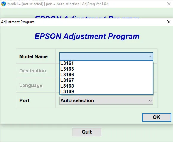 Сброс Epson L3160 Adjustment Program - irongamers.ru