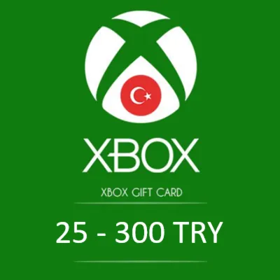 XBOX LIVE GIFT CARD 25-50-100-300 TRY (ТУРЦИЯ) КЛЮЧ - irongamers.ru