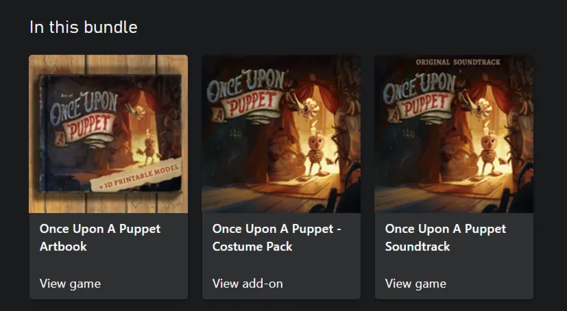Once Upon A Puppet - Supporter Pack XBOX На Любой акк