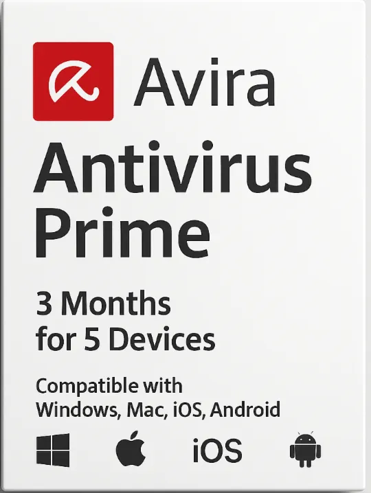Avira Prime 3 месяца для 5 устройств - irongamers.ru