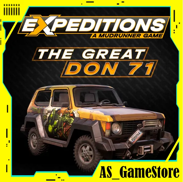 ⚫ ️Expeditions: A MudRunner Game - The Great Don 71 Paint-job | ПК Epic Games EGS
