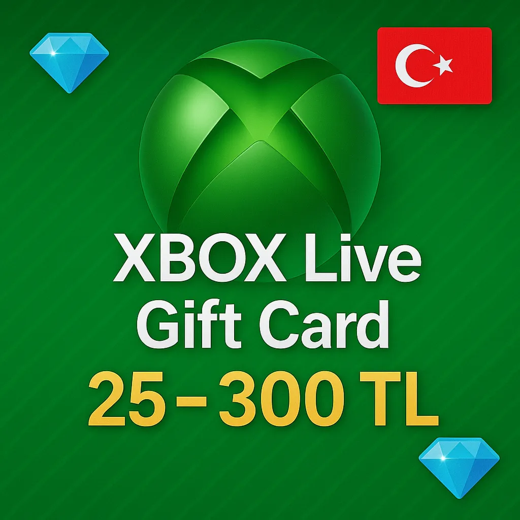 💎 Xbox Gift Card - 25-50-100-300 TL  (TURKEY) 💎 