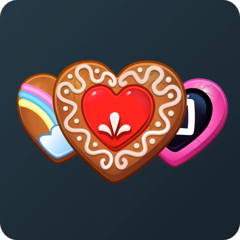 🎁 Случайный коллекционный подарок Cookie Heart
