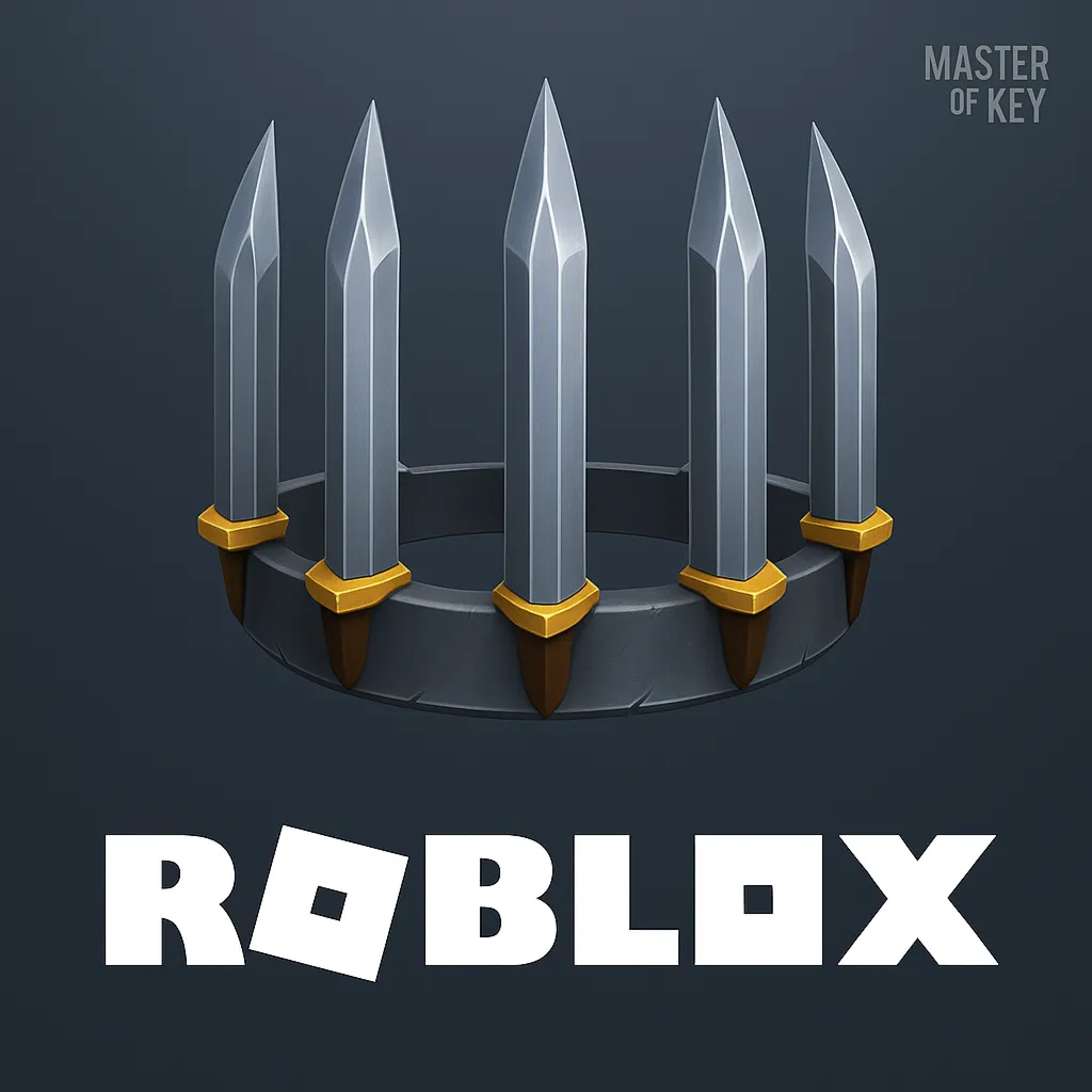 Murder Mystery 2 - Knife Crown Roblox Ключ