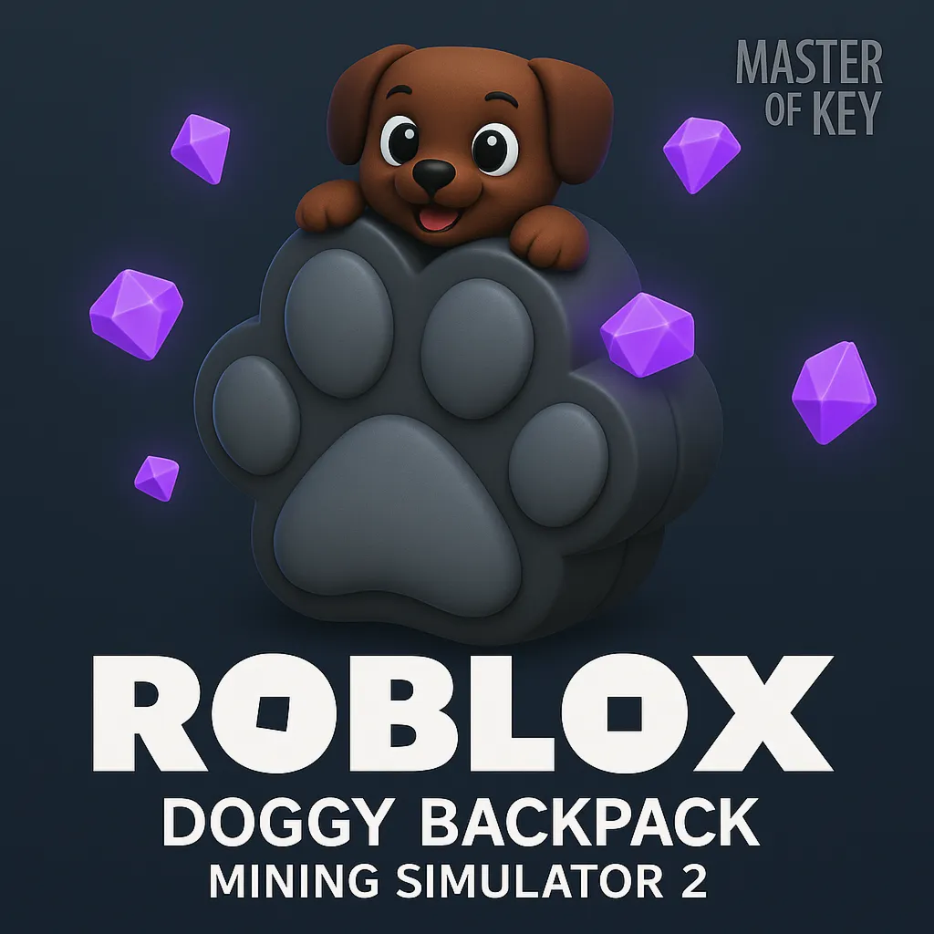 Doggy Backpack - Mining Simulator 2 Roblox Ключ