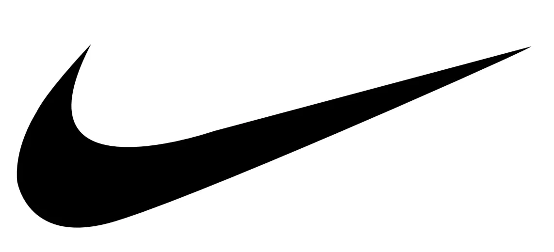 Логотип NIKE белый, векторное изображение (графика)