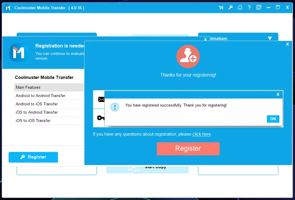 🧊 Coolmuster Mobile Transfer 📋 Аккаунт