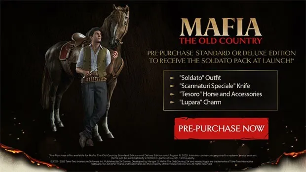РОССИЯ+МИР Mafia: The Old Country DELUXE (+3 DLC) STEAM
