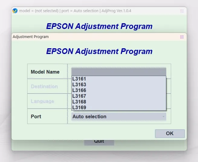 Сброс памперса принтеров EPSON - L3160 L3161 L3163 L3166 L3167 L3168 L3169