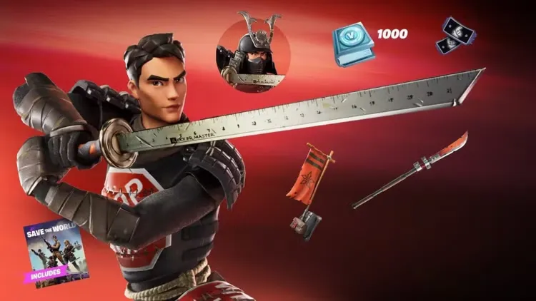 Fortnite - Samurai Scrapper Pack + 1000 VB - irongamers.ru