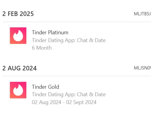 Премиум-апгрейд Tinder (Золото|Платина | Мульти-Кантри) - irongamers.ru