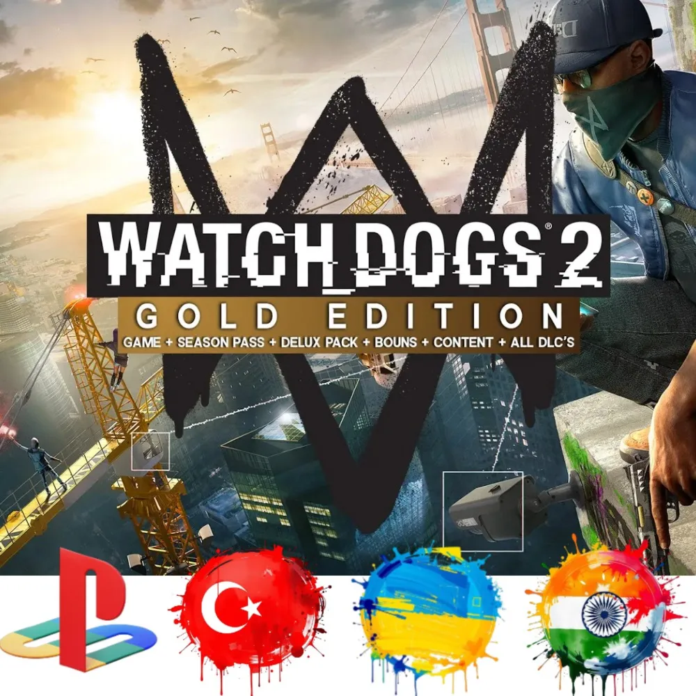 Watch Dogs 2 Gold Edition PS4/Турция/Украина/Индия/PS