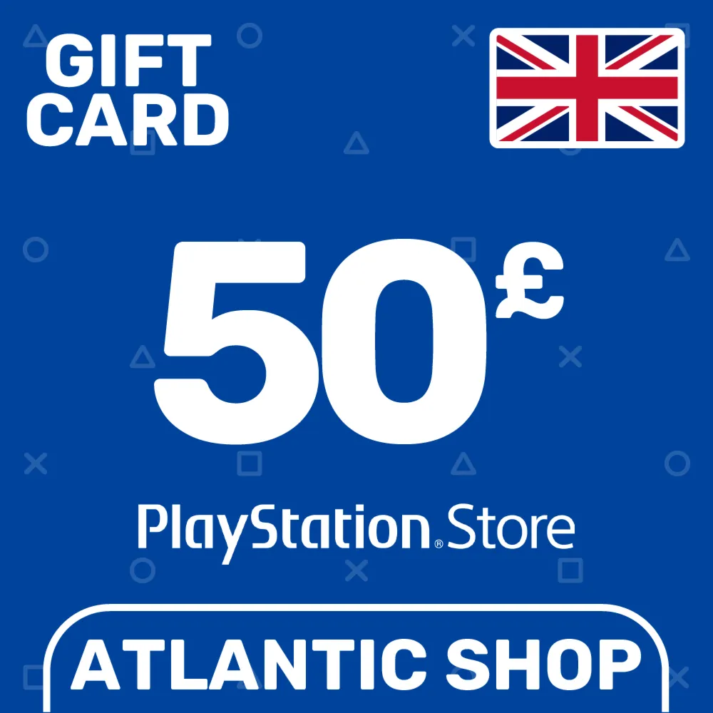 ⭐️Карта Пополнения PSN 50 Фунтов (GBP) Великобритания