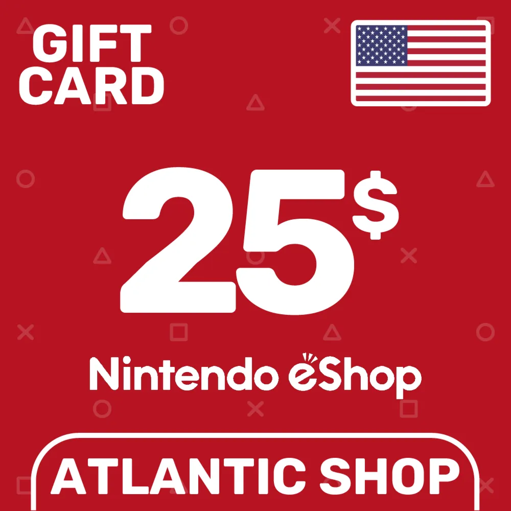 ⭐ Nintendo eShop 25$ (USD) США - irongamers.ru