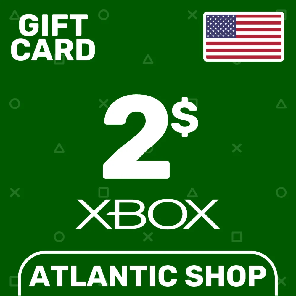 ⭐ Карта Пополнения Xbox 2$ (USD) США - irongamers.ru