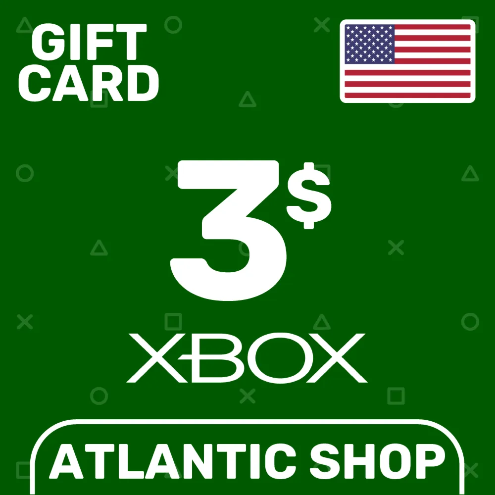⭐ Карта Пополнения Xbox 3$ (USD) США - irongamers.ru