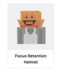 🔑 Minecraft Focus Retention Helmet Key➤ Java/Bedrock