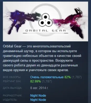 Orbital Gear STEAM GIFT РОССИЯ+СНГ - irongamers.ru