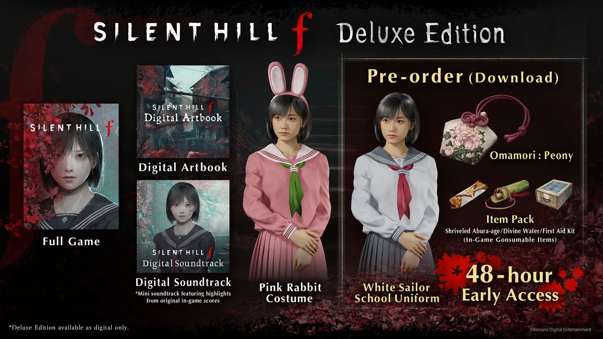 SILENT HILL f ​​STEAM ​​ЦИФРОВЫЕ ДЕЛЮКС ИЗДАНИ+ АККОУТН