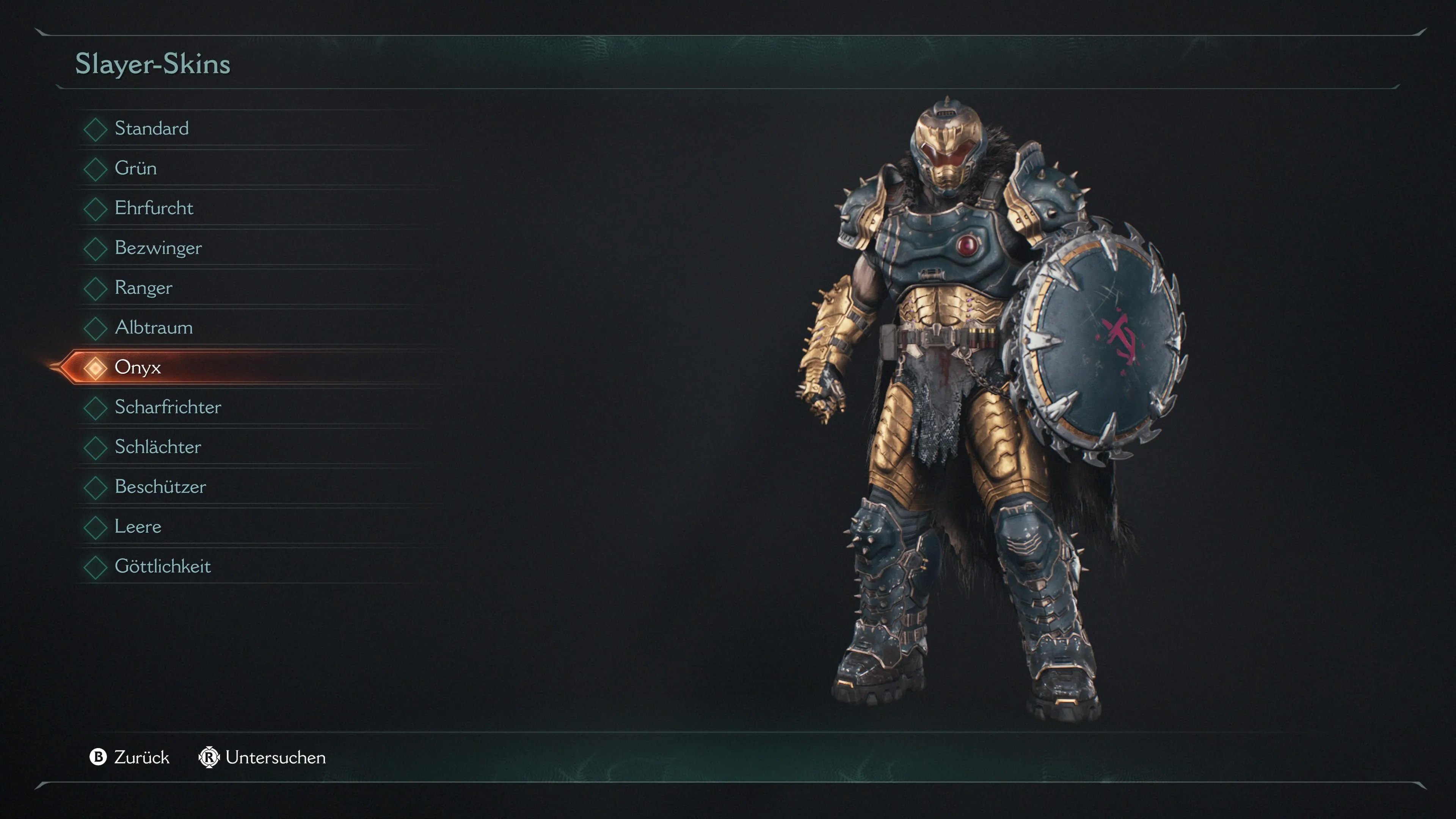 DOOM The Dark Ages DLC Onyx Slayer Skin (Bethesda)