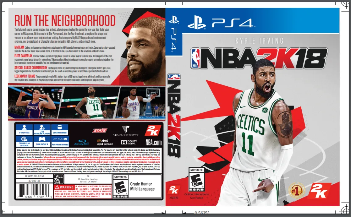 NBA 2K18 (PS4/PS5/RU) Аренда 7 дней - irongamers.ru
