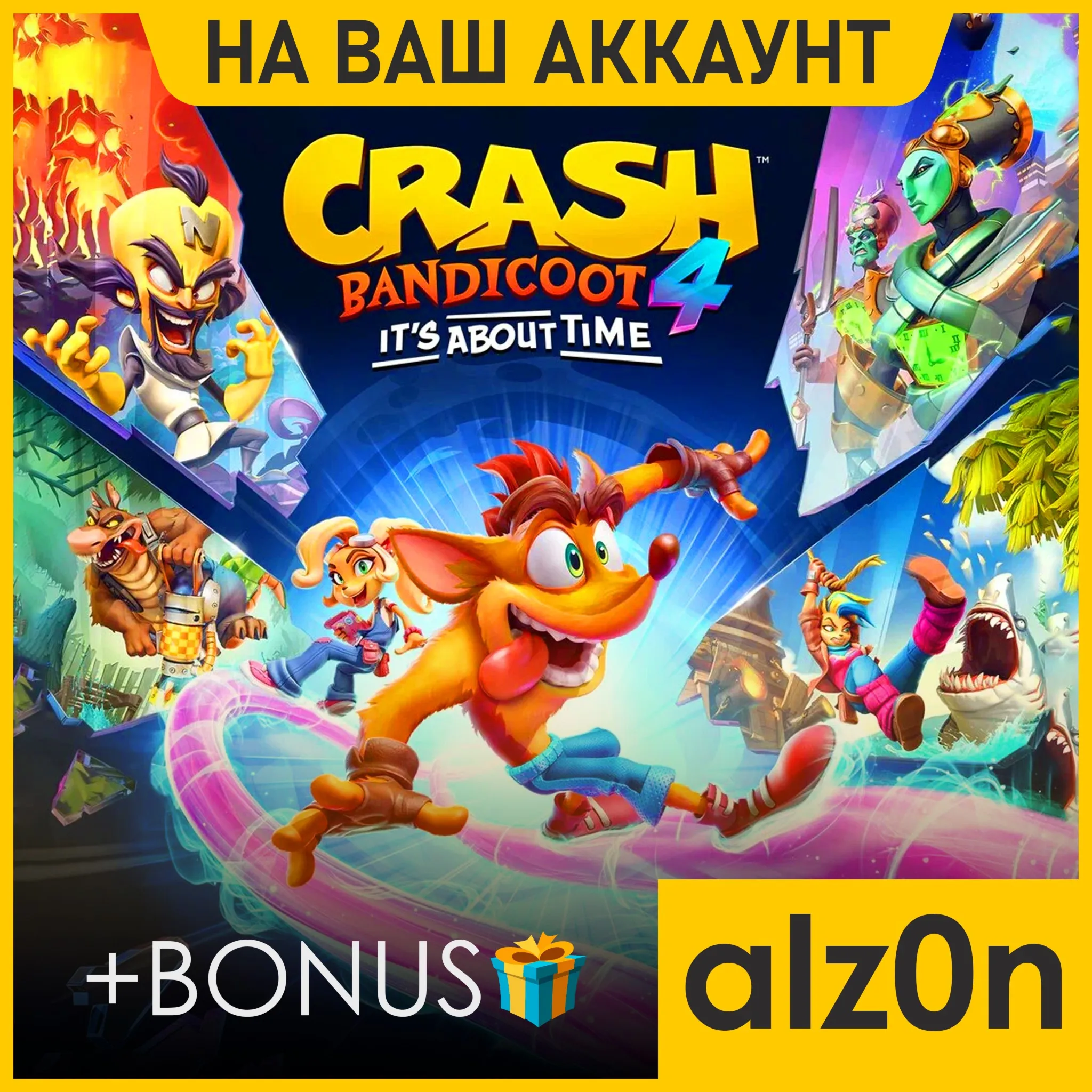 🟥 Crash Bandicoot 4: It’s About Time + 450 игр・ПК・