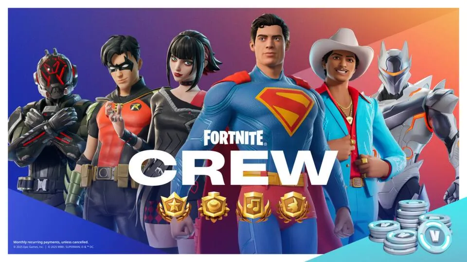 CREW 6 Месяц (Отряд=Боевой пропуск +1000 V-Bucks⏭ - irongamers.ru
