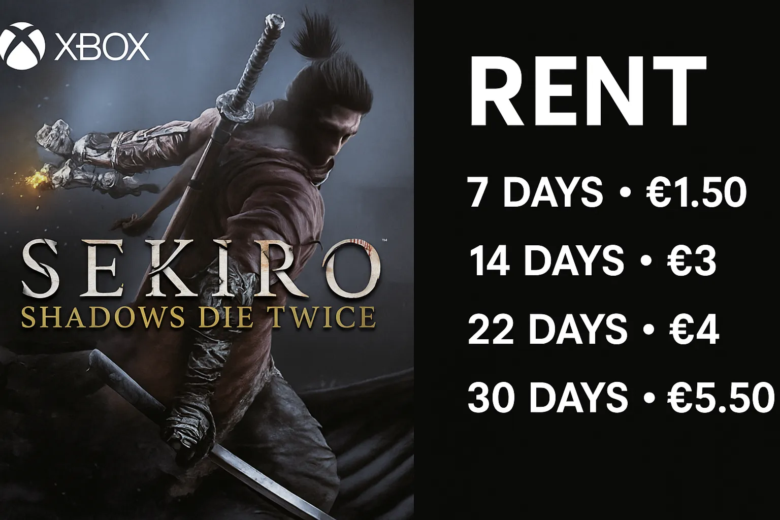 Sekiro: Shadows Die Twice | Хбокс 7-30 Дней Аренда - irongamers.ru