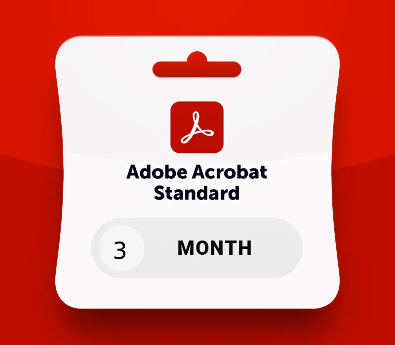 Adobe Acrobat Standard 3 Month Key