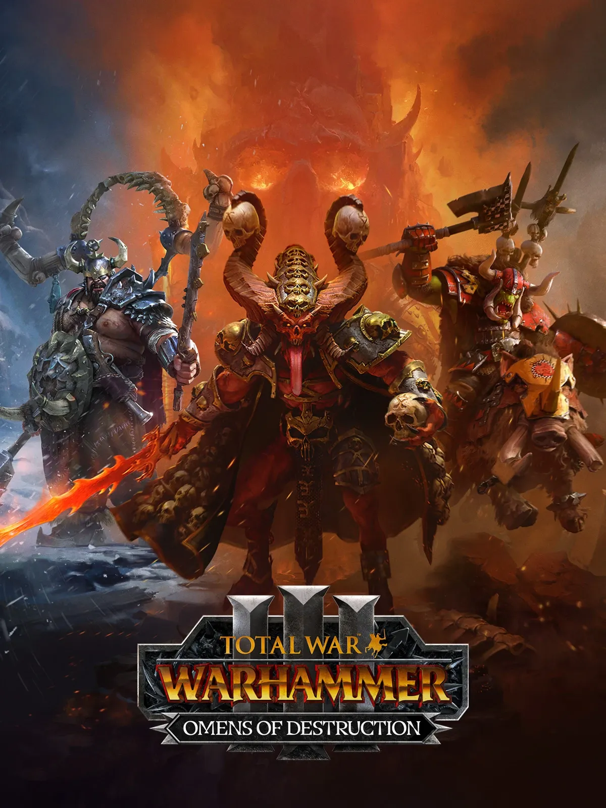 Россия WARHAMMER 3 Omens of Destruction Gift Steam(3в1)