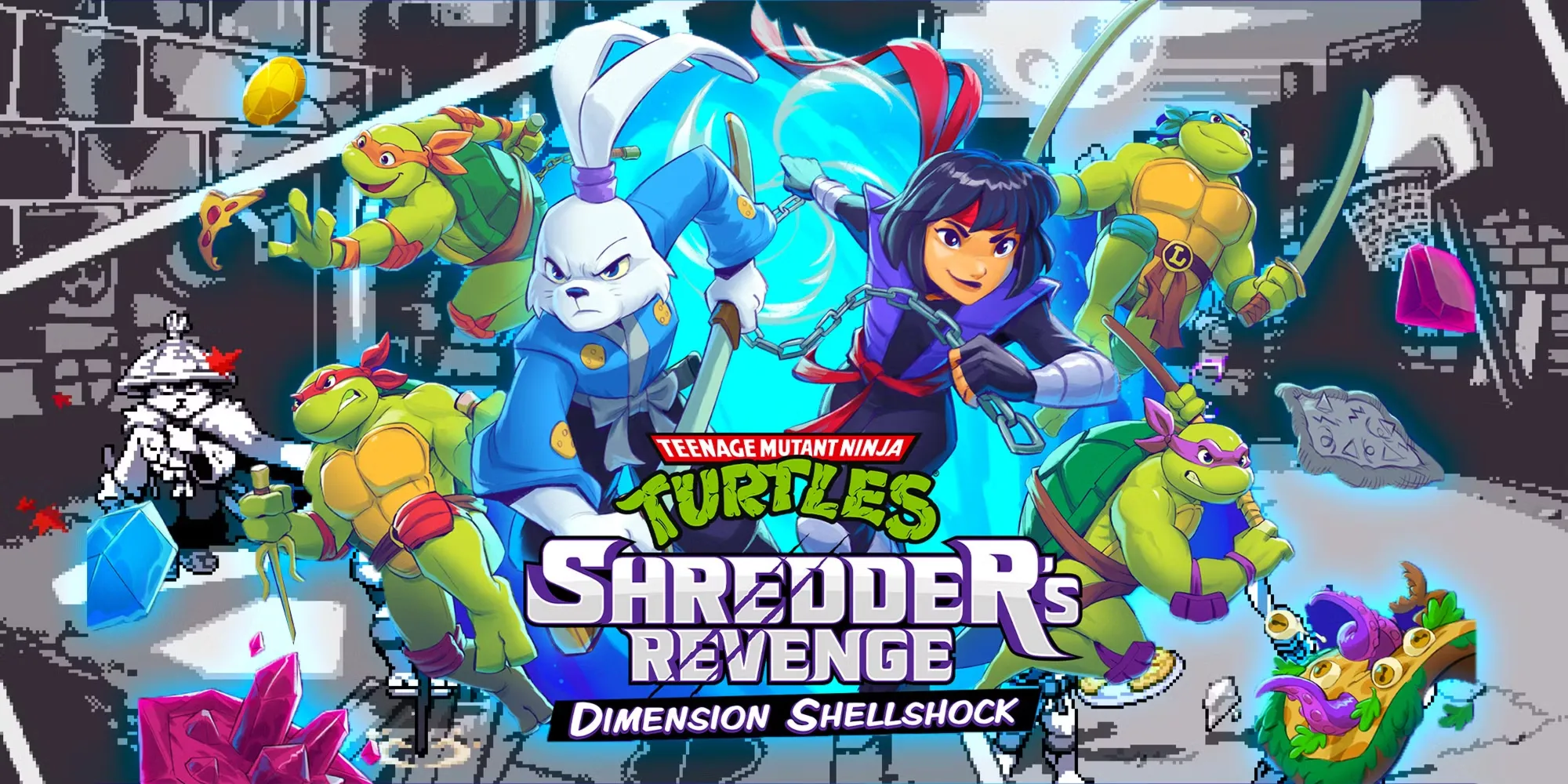 🎮 💙 TEENAGE MUTANT NINJA TURTLES SHREDDER'S REVENGE DIMENSION SHELLSHOCK XBOX КЛЮЧ AR