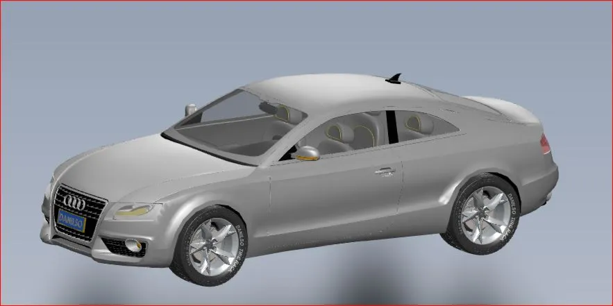 Audi A5 3D модель (SLDASM) — сборка для SolidWorks