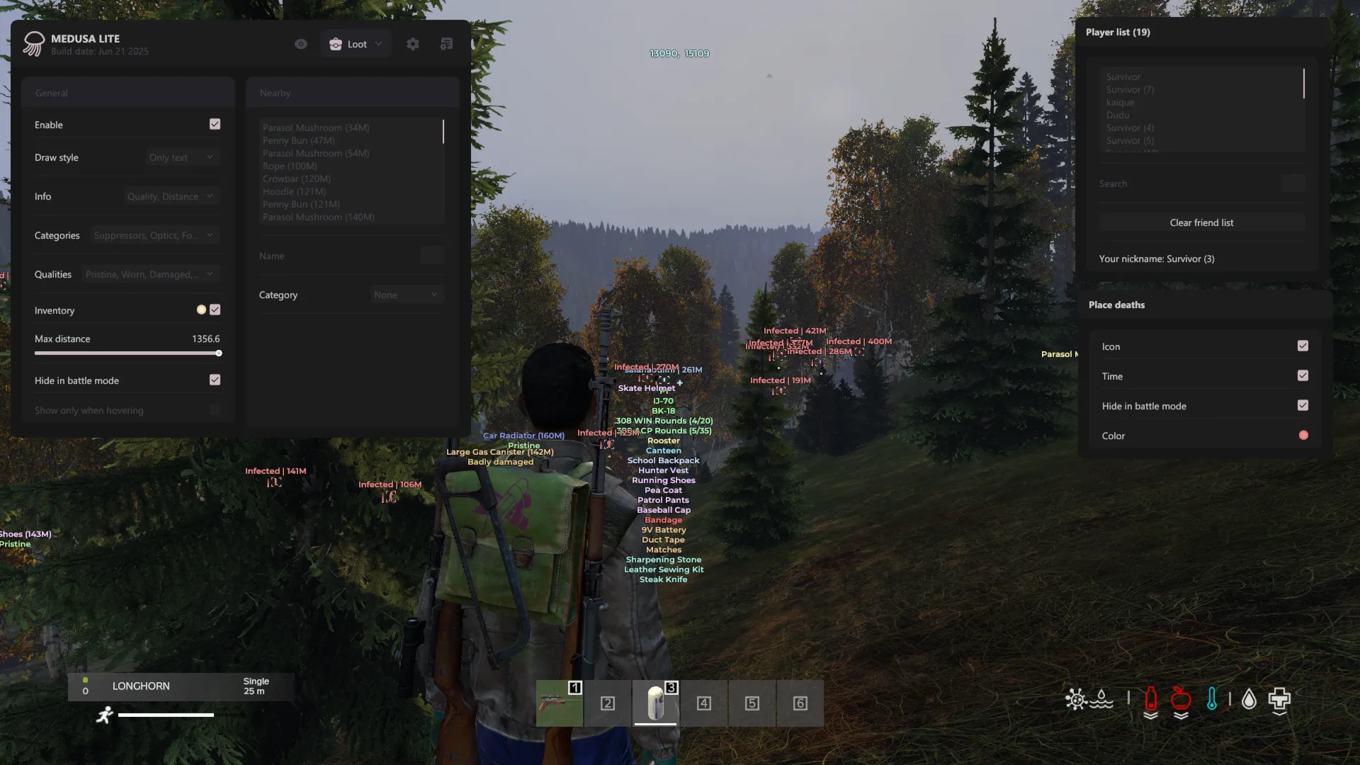 Купить чит Medusa Lite для игры DayZ с Wallhack, ESP - irongamers.ru